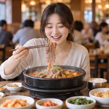 식당·카페 단체예약 고객이 보게 될 대표 장면